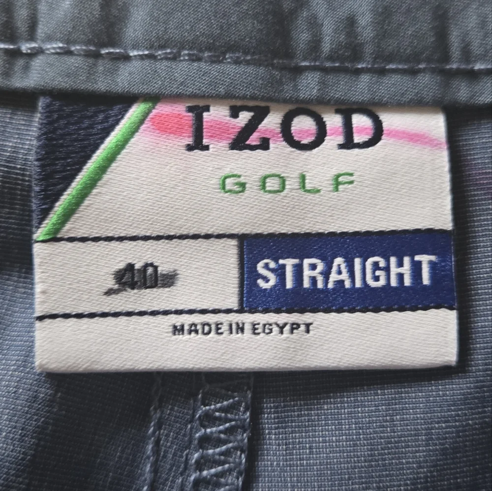 IZOD Golf Straight Shorts, Waist=18